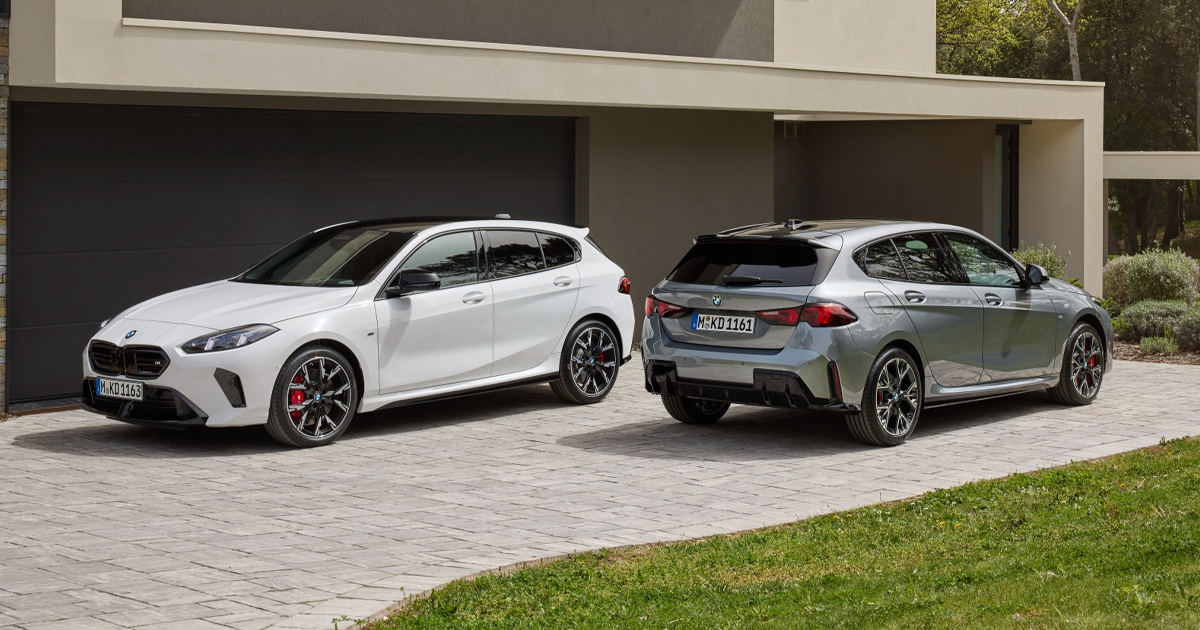 BMW 1 Series 120 and M135 side view
