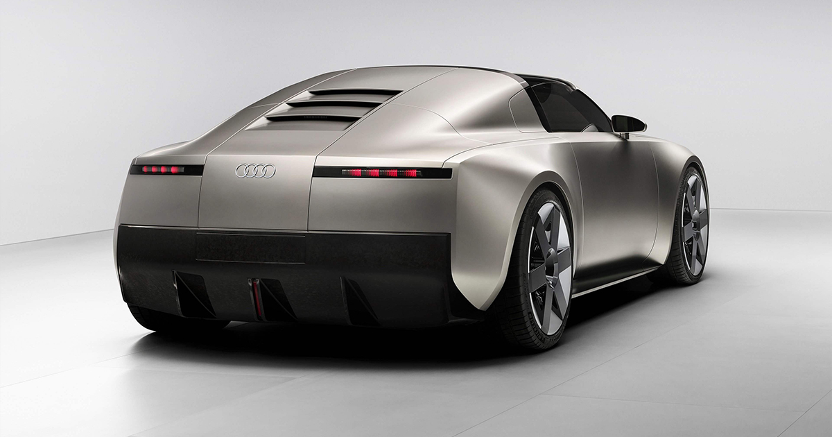 Rear angle of the Audi Concept C