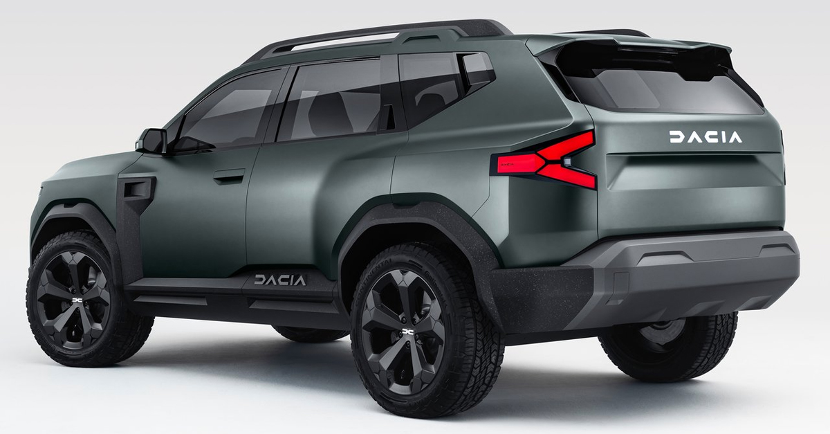 Rear view of a Dacia Bigster