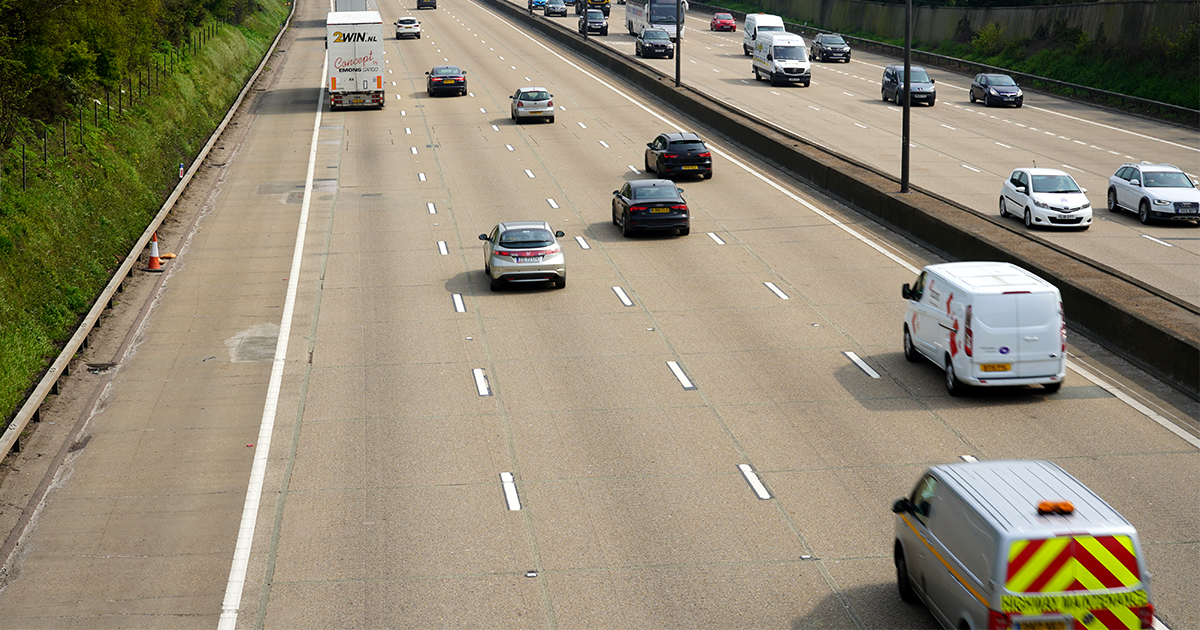 bumpy section of the M25