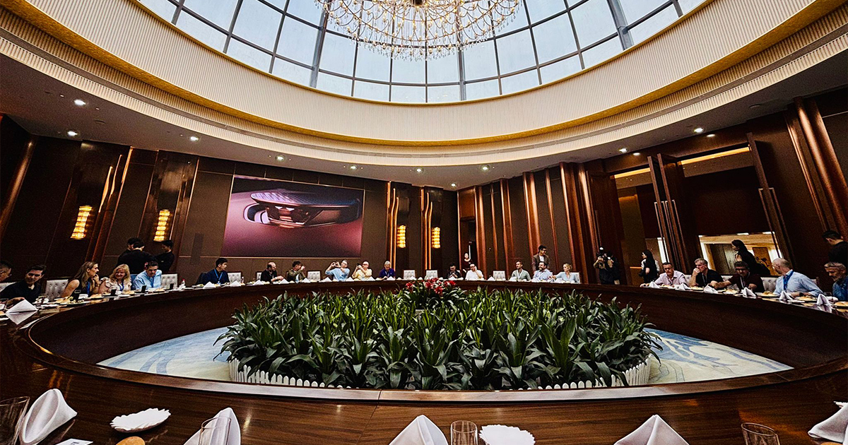 Lunch at BYD's main boardroom at their headquarters