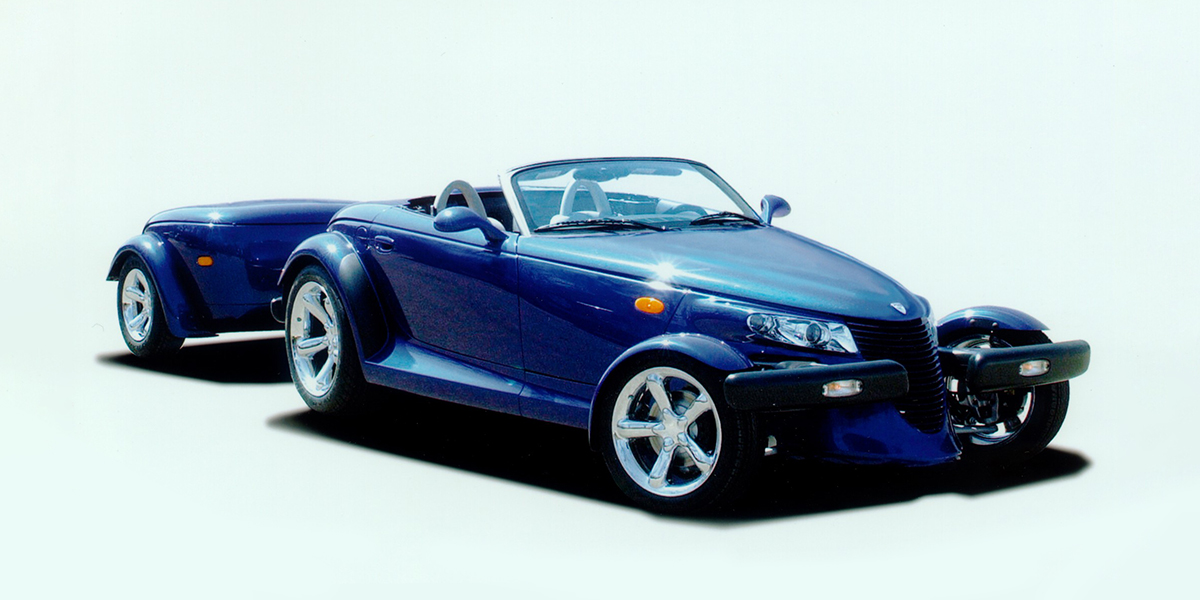 A parked Chrysler Prowler