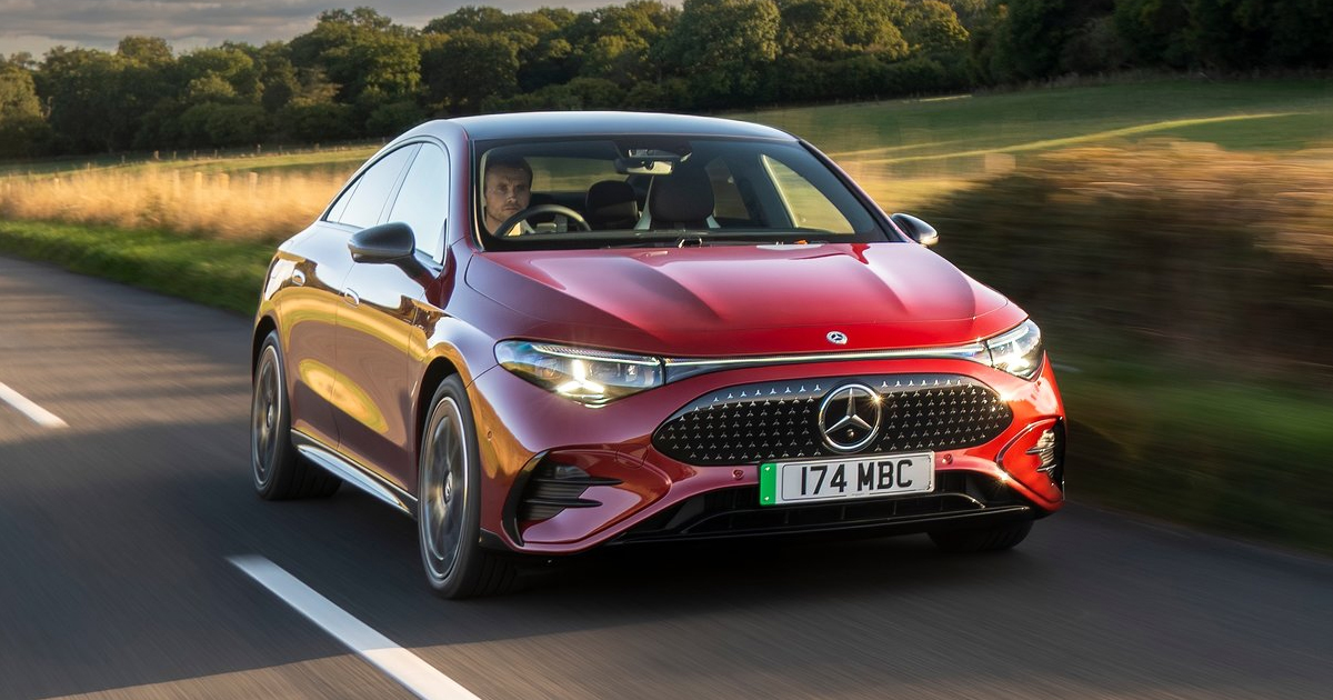 Red Mercedes-Benz CLA