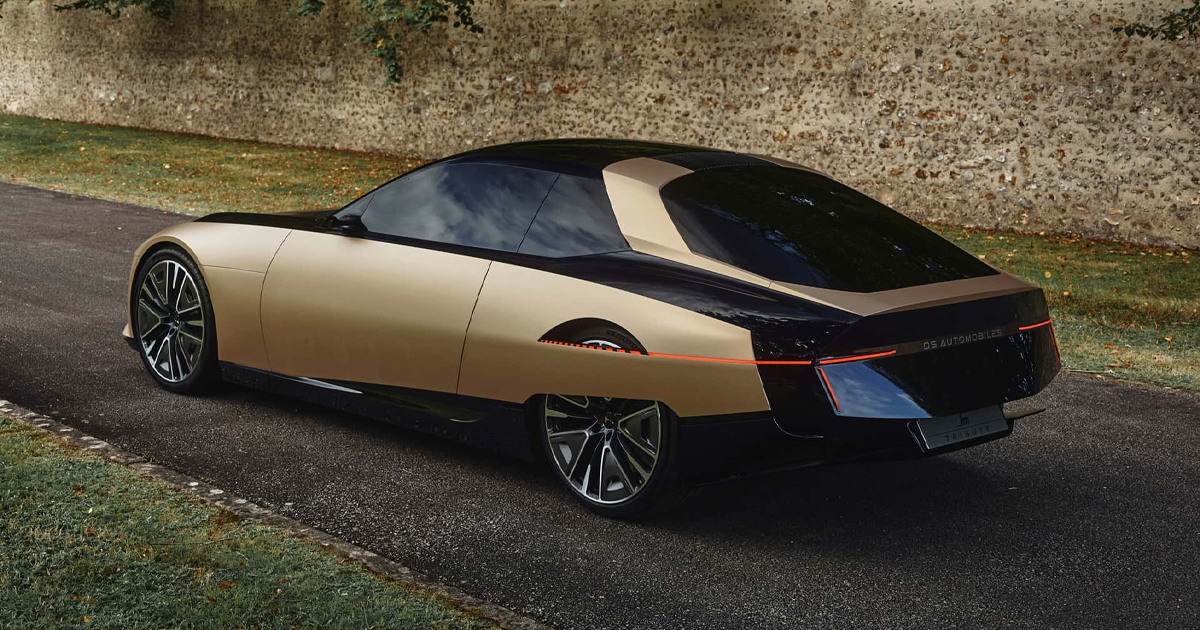 Rear angle of the DS SM Tribute concept