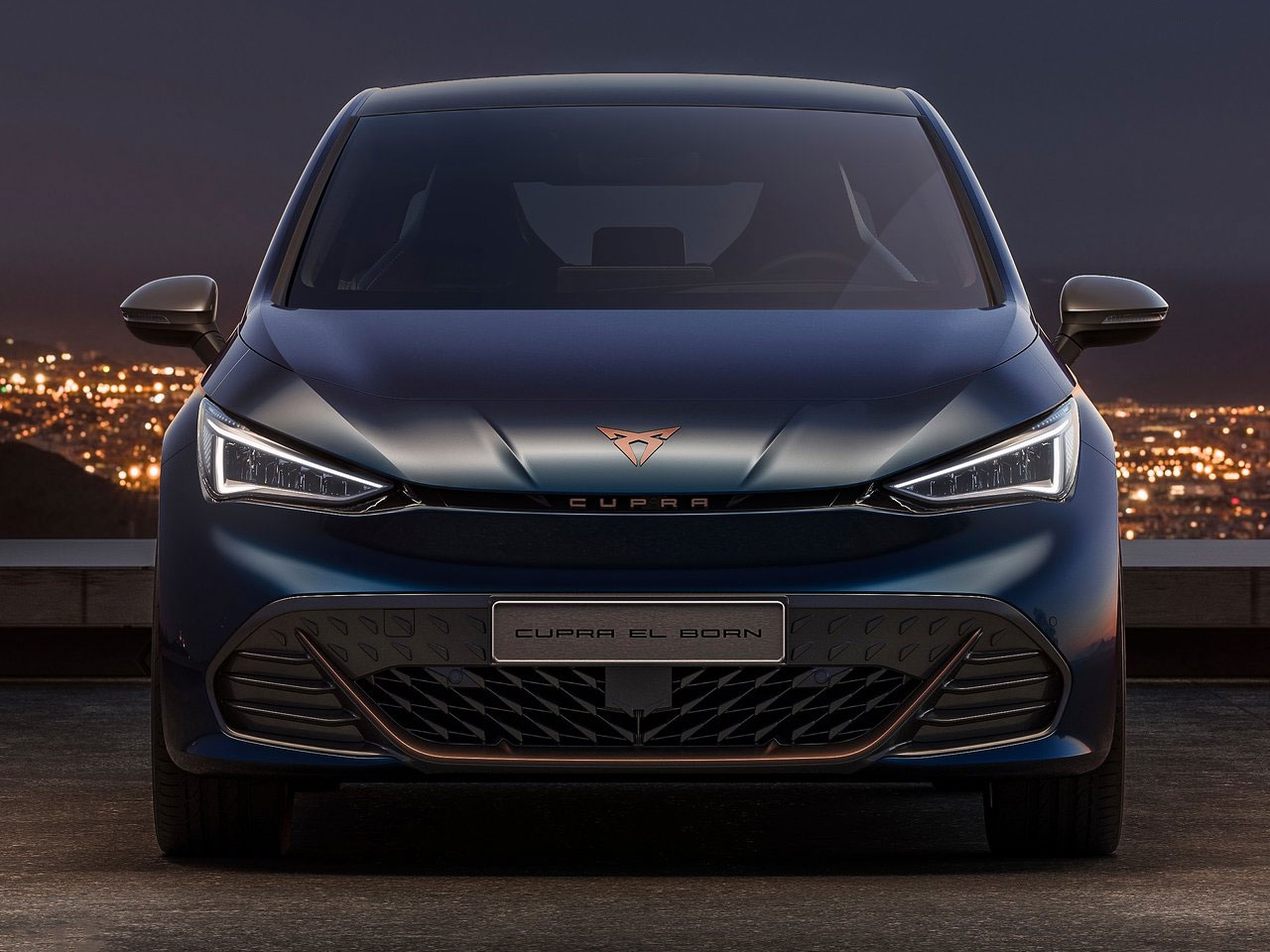 Front view of the Cupra el-Born