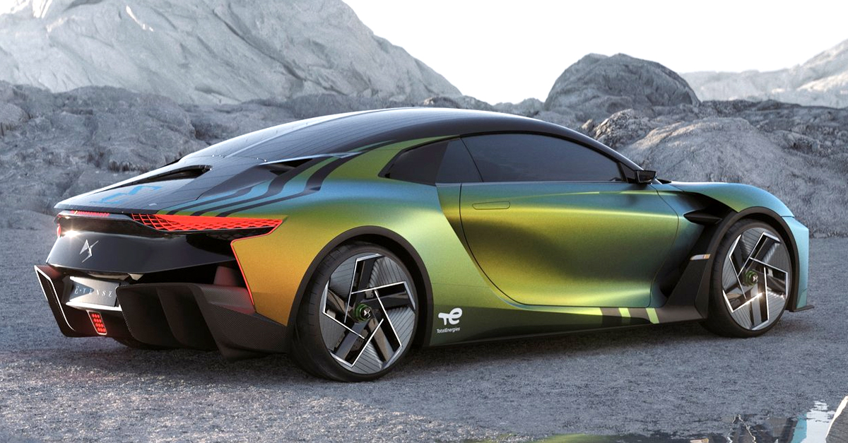 DS E-Tense rear view