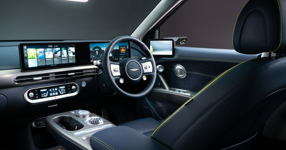 Interior of the Genesis GV60