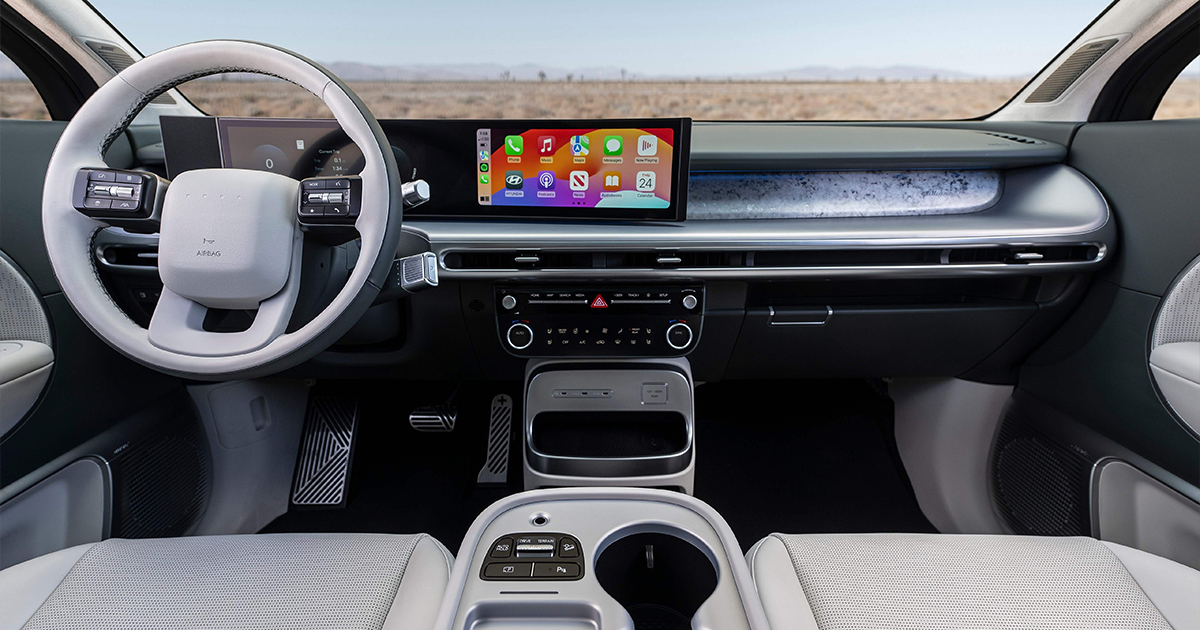 Interior cabin of the Hyundai IONIQ 9