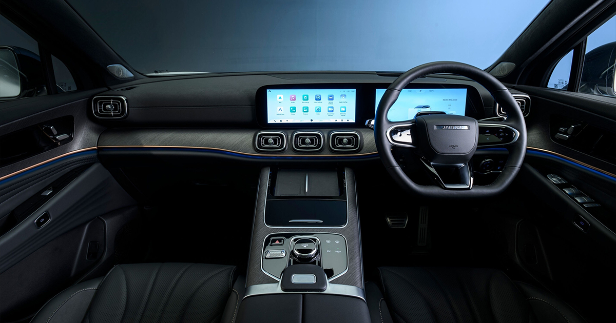 Interior of a Jaecoo 8