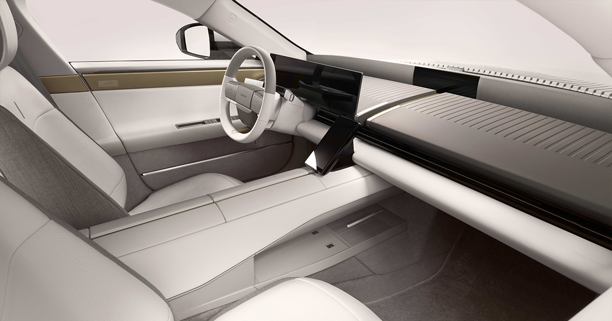 Interior shot of the Jaguar Type 01