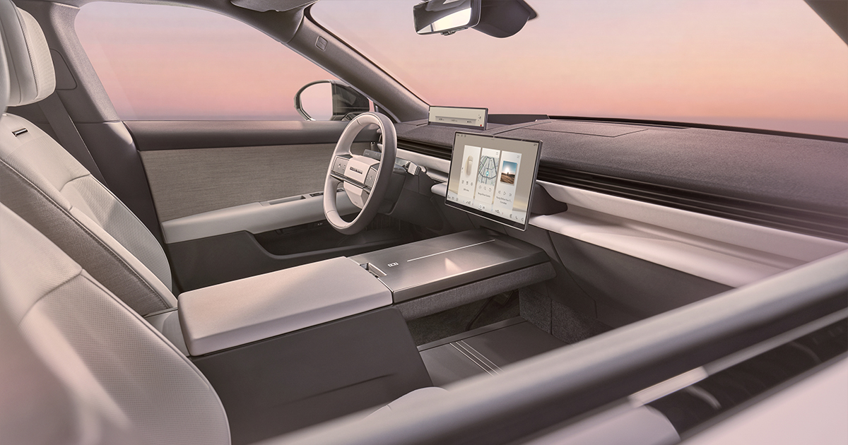 Interior shot of the Range Rover GT