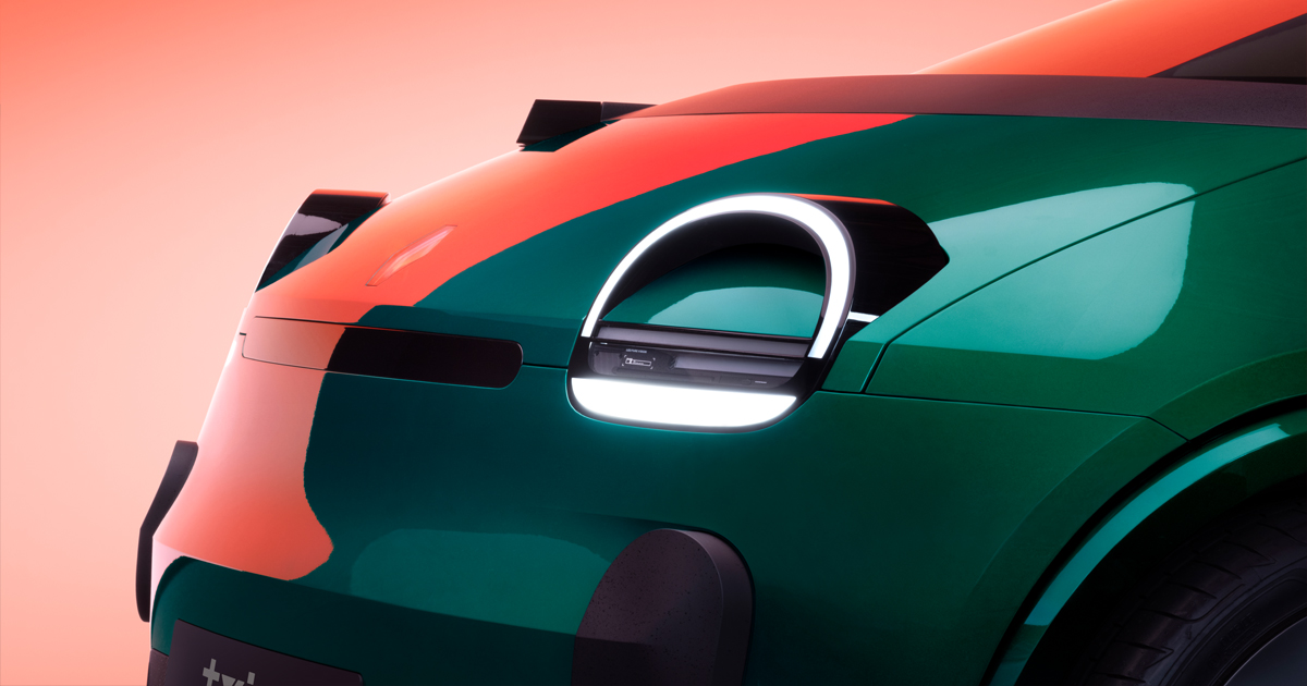 Renault Twingo E-Tech concept headlights