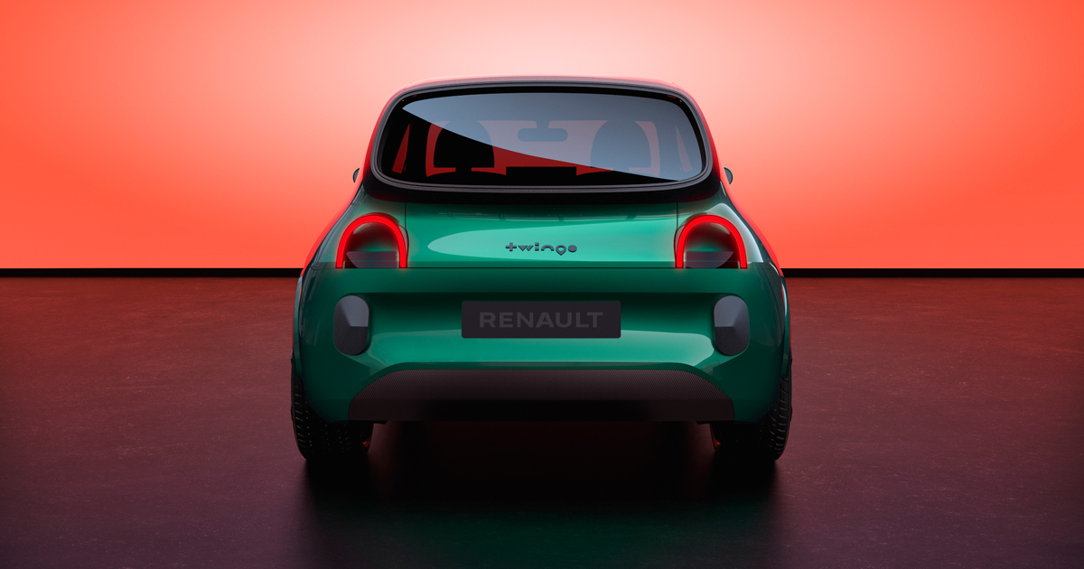 Renault Twingo E-Tech concept rear