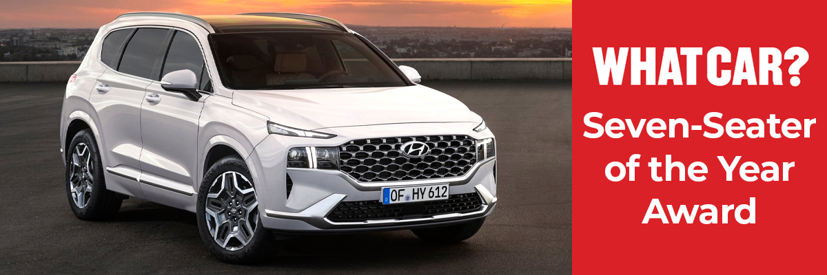 A Hyundai Santa Fe parked
