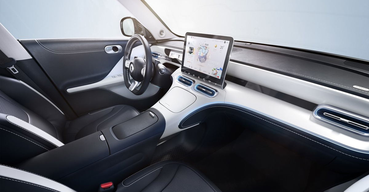 Interior view of a SMART #1