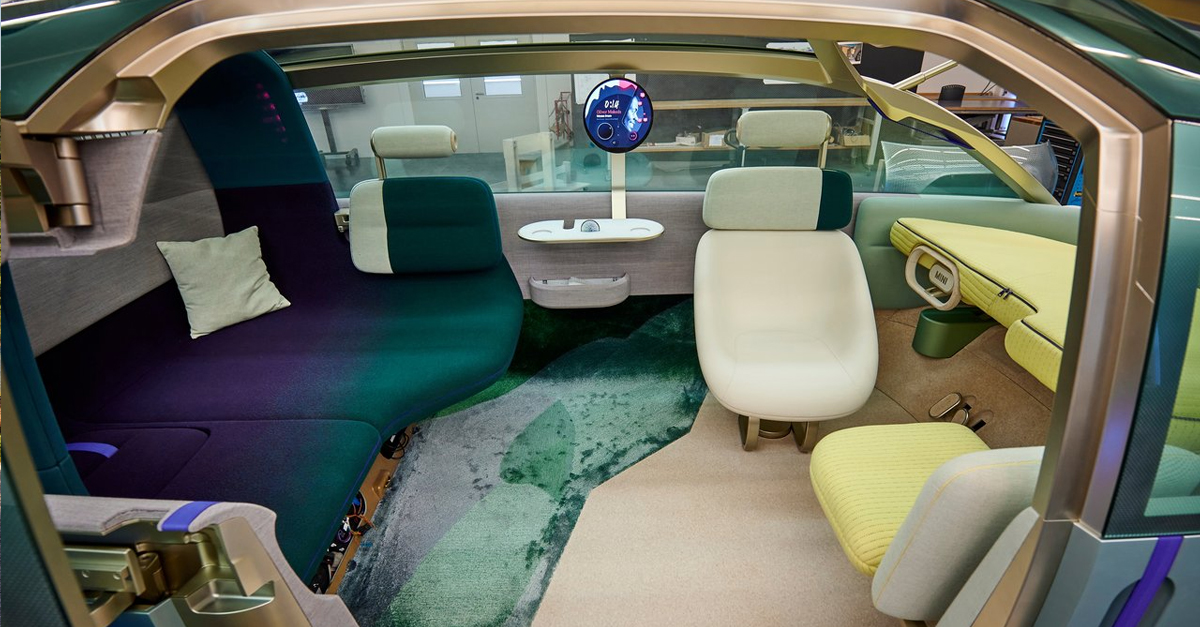 Interior view of the MINI Urbanaut Concept