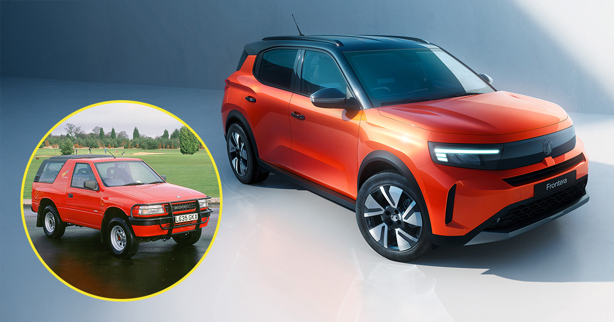 Classic Vauxhall Frontera vs new 2025 car