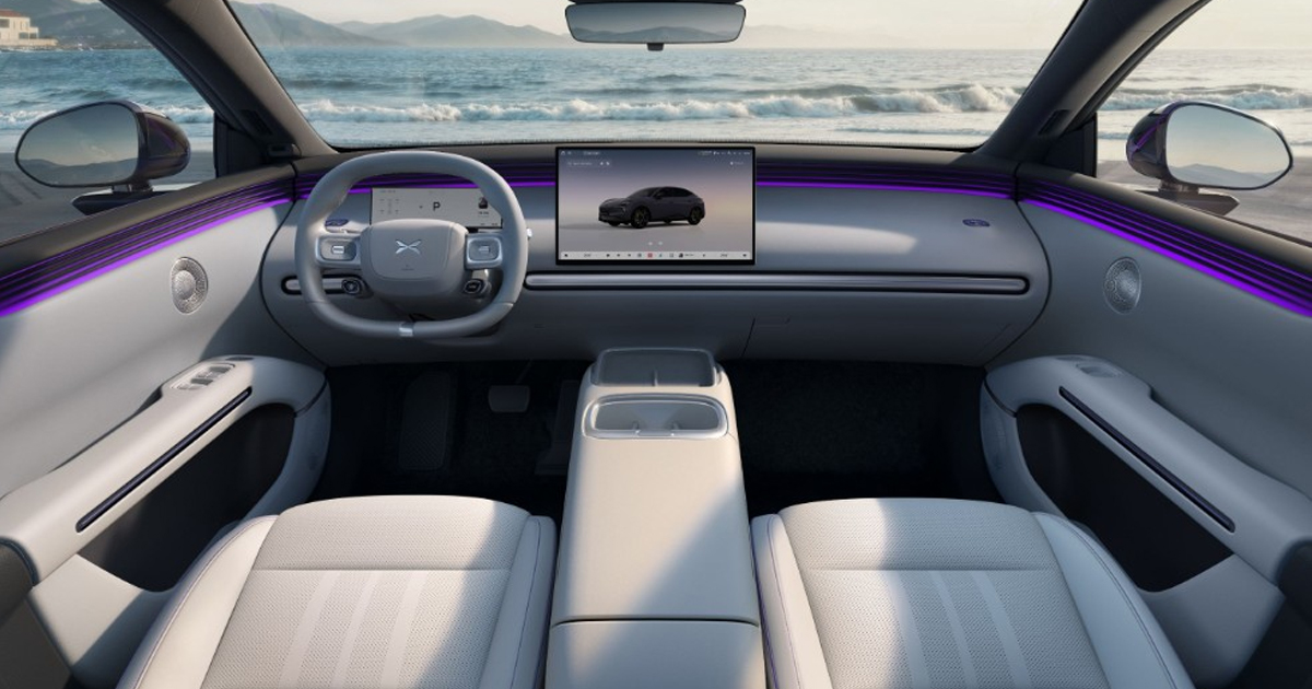 Interior shot of the XPENG L03