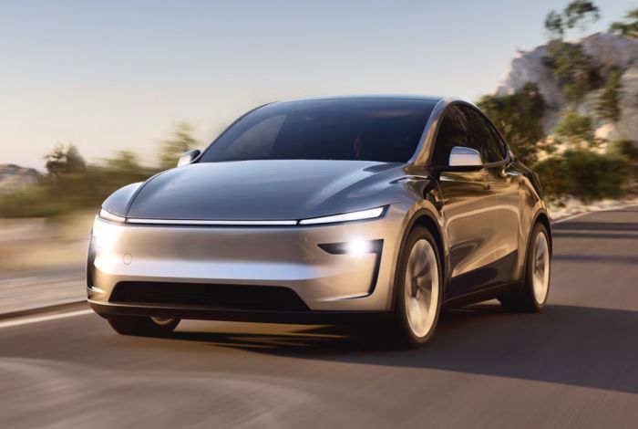 New 2025 Tesla Model Y Facelift Revealed