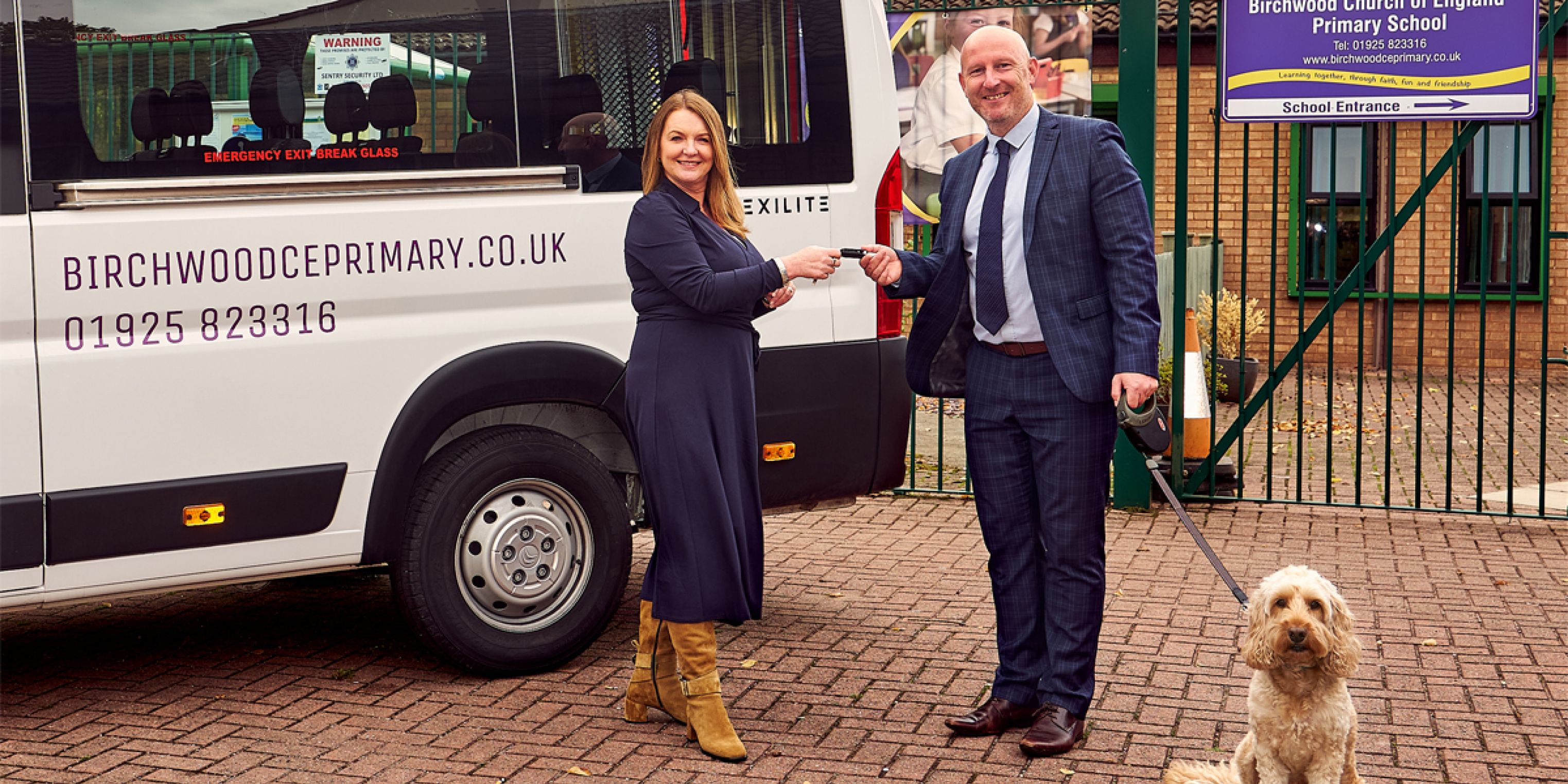 Birchwood C of E Primary School Wins Free Use of a School Minibus for One Year
