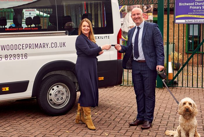 Birchwood C of E Primary School Wins Free Use of a School Minibus for One Year