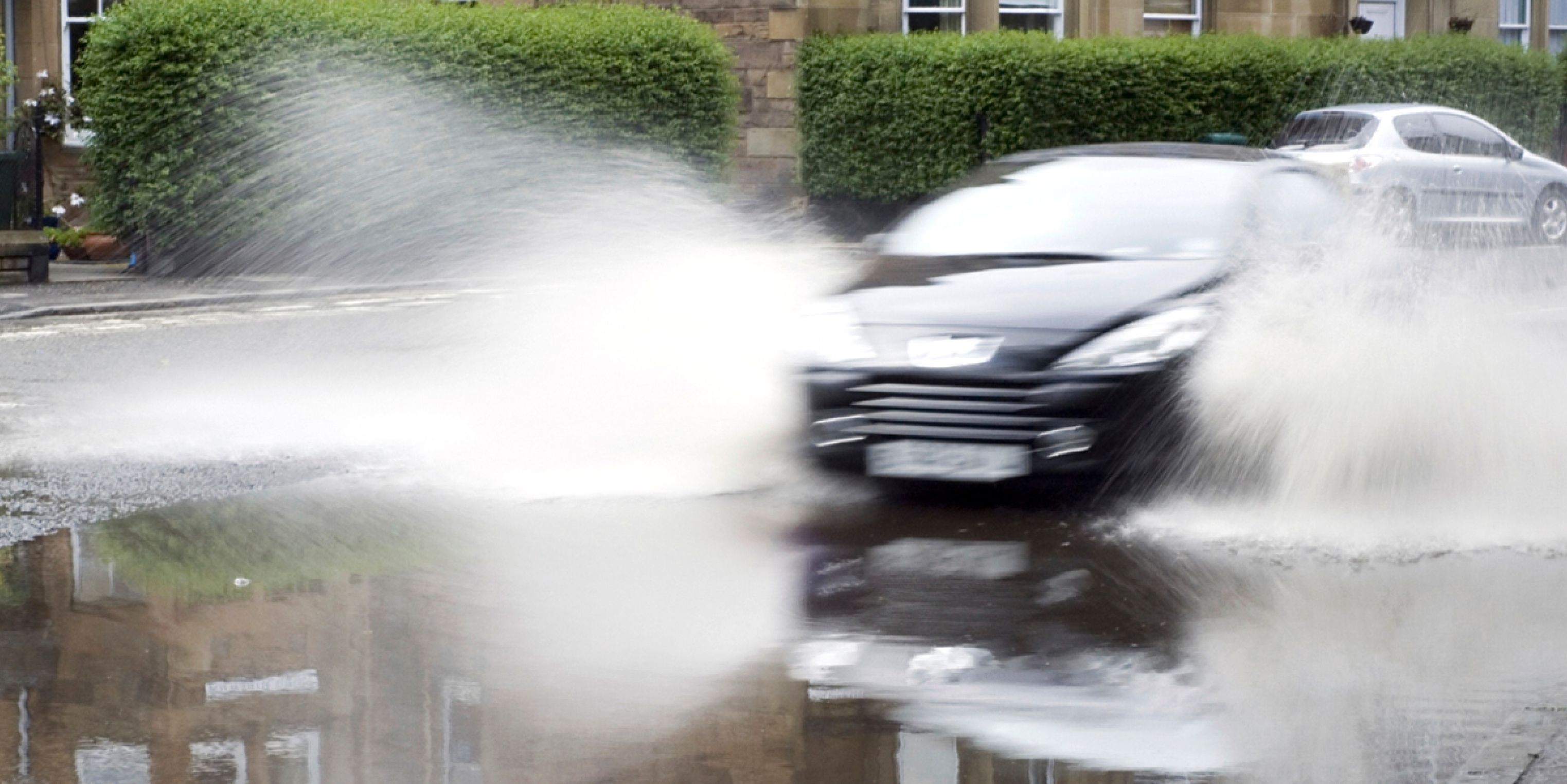 What is aquaplaning and what should I do if it happens?