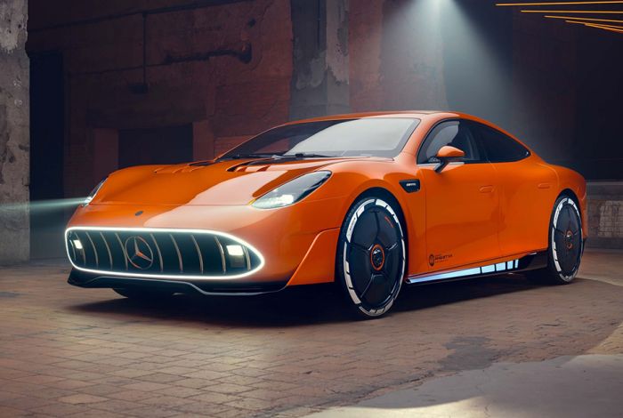 Mercedes-AMG GT XX Concept Is a 1,360hp Electric Super Saloon