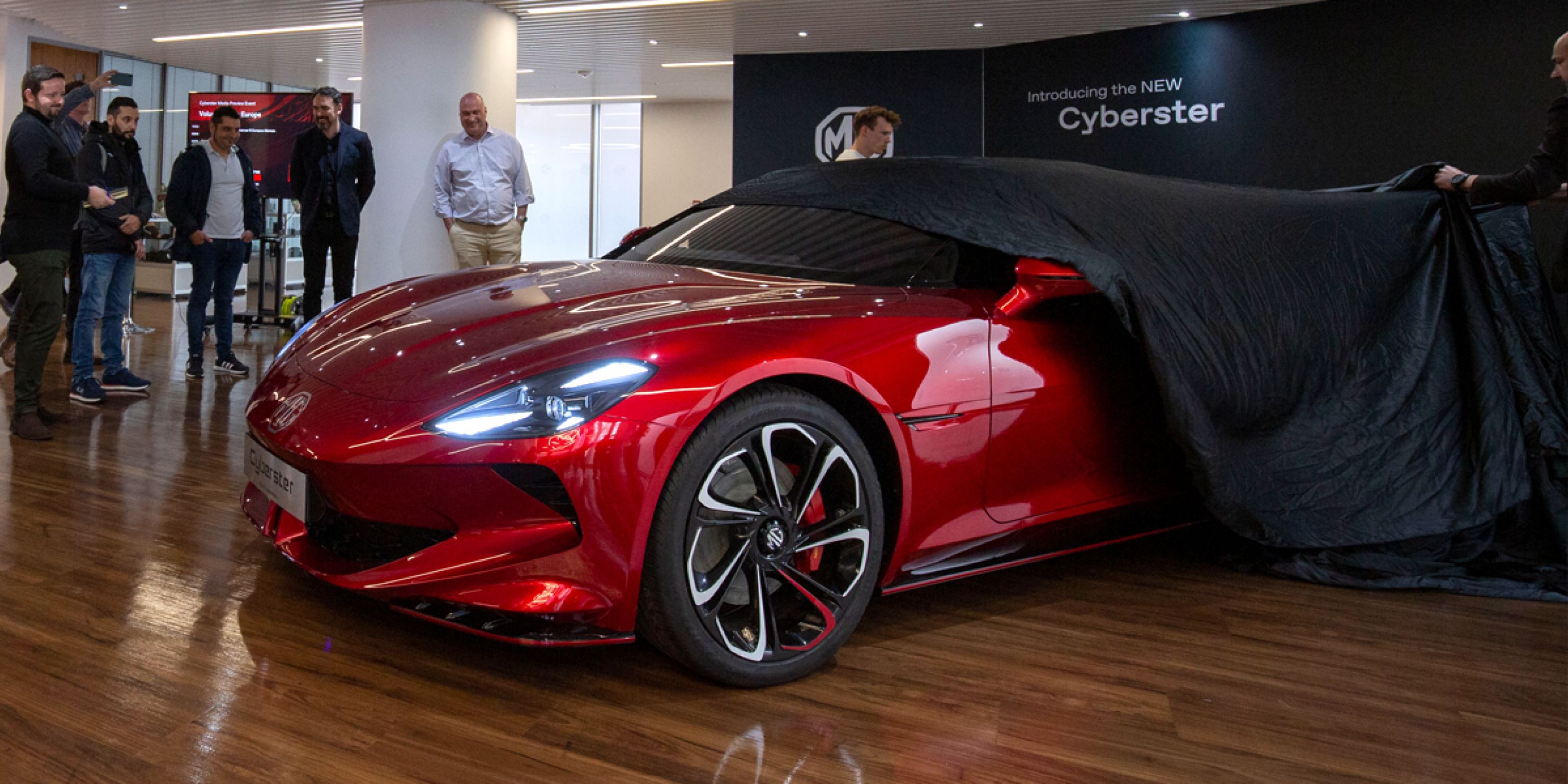 MG Stages London Unveiling of Upcoming Cyberster EV