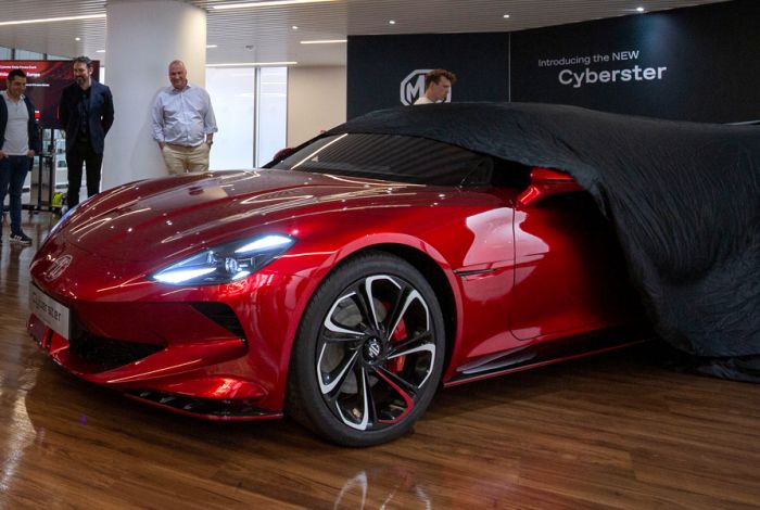 MG Stages London Unveiling of Upcoming Cyberster EV