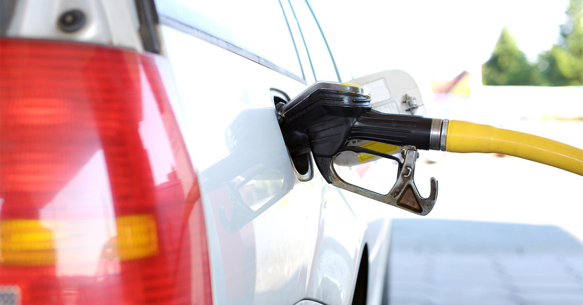 Fuel pump connected to a car
