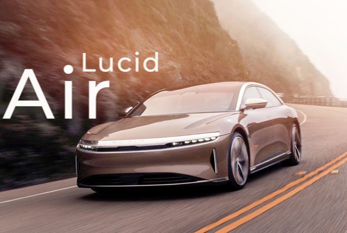 New Lucid Air with 520-mile range enters production
