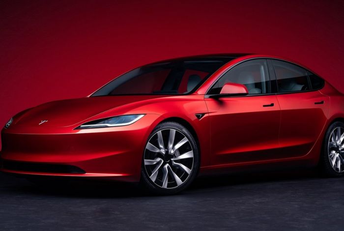New Tesla Model 3 Receives Refreshed Design & Longer Range